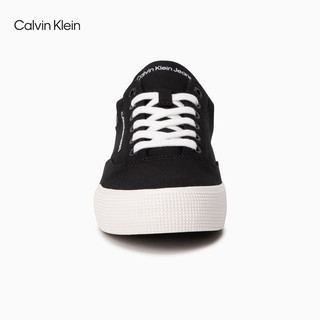 Calvin Klein Jeans24春夏男士简约撞色字母低帮运动休闲帆布鞋YM00903 0GM-太空黑 44