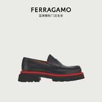 菲拉格慕（Ferragamo）【品牌授权门店发货】男士黑色厚底乐福鞋 0766575_3E _ 75