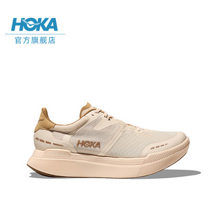 HOKA ONE ONE男女款春夏TRANSPORT X碳板公路跑鞋畅驰X 缓冲 香草色/小麦色 38.5