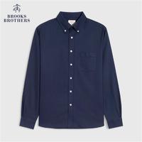 Brooks Brothers 男士纯棉美式经典长袖休闲扣结领衬衫