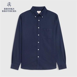 Brooks Brothers 布克兄弟 男士纯棉美式经典长袖休闲扣结领衬衫
