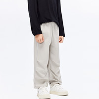 little MO&Co.速干 little moco童装24春装女童运动户外长裤降落伞兵束脚裤 浅雾绿色 110/50