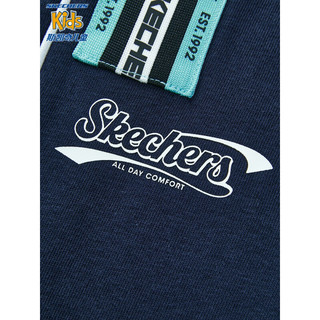 Skechers/斯凯奇时尚男女童针织长裤L124K051 藏青色/002Z 165cm