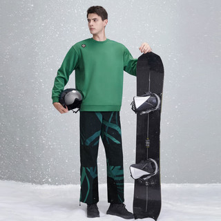 DESCENTE迪桑特 SNOWBOARD系列男女同款滑雪裤新品 GN-GREEN