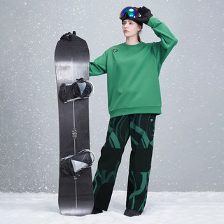 DESCENTE迪桑特 SNOWBOARD系列男女同款滑雪裤新品 GN-GREEN