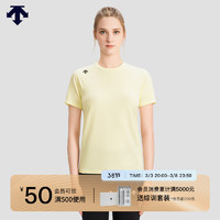 DESCENTE迪桑特WOMEN’S RUNNING系列女士短袖针织衫春季 CR-CREAM M (165/84A)