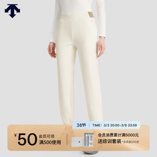 DESCENTE迪桑特WOMEN’S TRAINING系列女士针织运动长裤春季 CR-CREAM 2XL(180/78A)