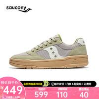 Saucony索康尼CROSS JZ复古板鞋男24年女鞋低帮休闲小白鞋男运动鞋子 灰绿7 42.5