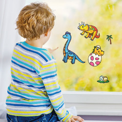 AMOS 原装进口安全免烤胶画贴贴纸DIY手工儿童创意玩具益智礼物