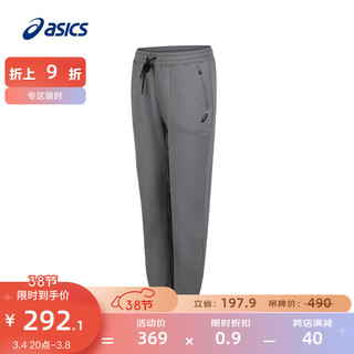 ASICS 亚瑟士 运动长裤男子舒适透气跑步运动裤 2031E446-020 碳灰色 XXL