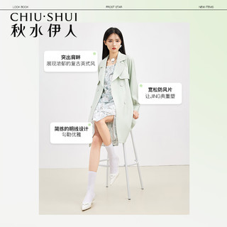 CHIU·SHUI 秋水伊人 女士风衣