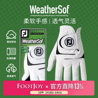 FootJoy高尔夫手套男士WeatherSof耐磨柔和手感手套FJ高尔夫球手 右手 WeatherSof男士 21