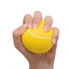 握力球康复球训练器材老人手捏锻炼训练手力手指力量握力器握力圈康复球 黄色握力球