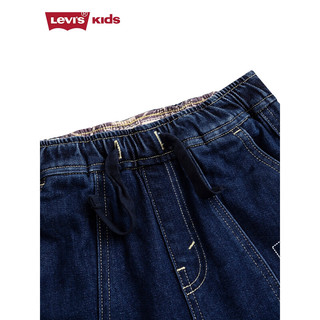 Levi's李维斯童装24春季男童牛仔长裤儿童休闲裤子 墨湖蓝 160/66(L)