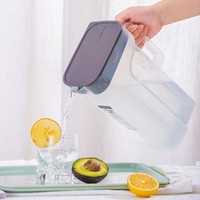 LOCK&LOCK; 2.1L塑料带手把家用果汁凉开水大容量冷水壶