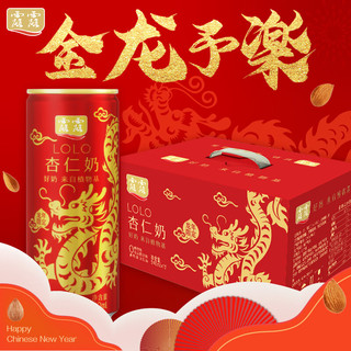 lolo 露露 承德露露 露露杏仁奶龙年限定罐12入礼盒240mL*12