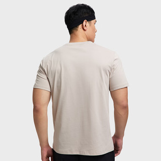 HOTSUIT后秀运动科技T恤男女款2024夏季吸湿速干休闲短袖 砂色 XL