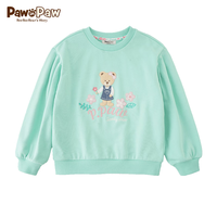 PawinPaw卡通小熊童装2024年春夏新款女童圆领卡通印花休闲卫衣