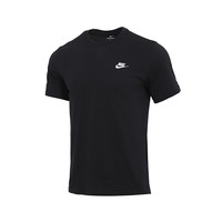 NIKE 耐克 短袖男装logo运动半袖黑T恤AR4999正品训练男子