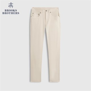 Brooks Brothers 男士美式纯色修身薄款休闲长裤