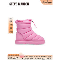 STEVE MADDEN/思美登冬棉靴冬时尚雪地靴女 ICELAND 粉色 40