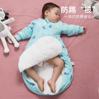 Baoneo 贝能 婴儿分腿睡袋秋冬加厚睡袋宝宝大儿童秋冬睡袋四季通用防踢被