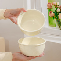 88VIP：竹木本记 大汤碗面碗饭碗陶瓷餐具套装单个装釉下彩松露白6英寸