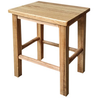 纳仕德 DMQ0300 实木凳子换鞋凳简约中式小木凳加厚方凳 加粗方凳40CM高