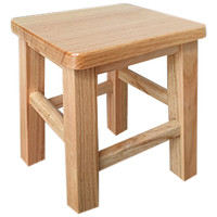 纳仕德 DMQ0300 小木凳实木方凳茶几原木小板凳 加粗正方凳边长30*45高