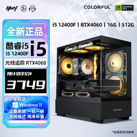 COLORFUL 七彩虹 全 i5 13400F/RTX4060Ti DIY ：12400F16G6750GRE 10G