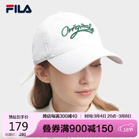 FILA 斐乐 官方情侣款棒球帽2023冬女帽运动帽鸭舌帽男帽