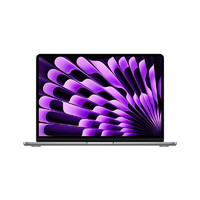 Apple 苹果 MacBook Air 2024款 13.6英寸 轻薄本 深空灰色（M3 8+10核、核芯显卡、16GB、512GB SSD、2560*1664、LED、60Hz、MXCR3CH/A）