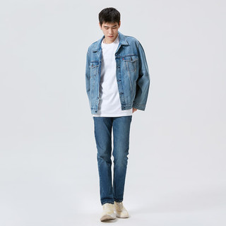 Levi's【同款】李维斯23男士牛仔夹克外套休闲美式 浅牛仔色 L