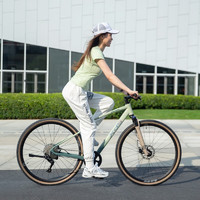 XDS 喜德盛 山马自行车GR500成人青少年学生男女骑行运动跨界单车公路 碧绿墨 450mm