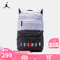 NIKE 耐克 Air Jordan 耐克大童双肩包夏季新款男女童书包儿童电脑包 纯白色／正黑色 8/20(495mm高)