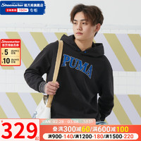 彪马（Puma）男装女装 2024春季运动服跑步训练卫衣休闲舒适套头衫 682921-01/拍小一码 3XL(195/112A)