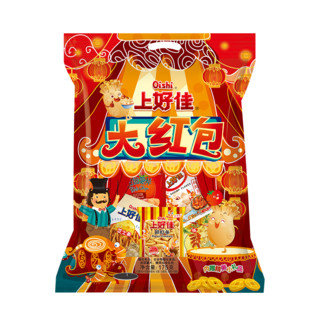 Oishi 上好佳 新年大红包175g/袋内含14包零食