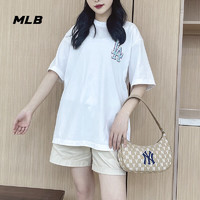 美职棒（MLB）t恤男女 夏季款运动休闲服NY纽约洋基队时尚宽松透气圆领短袖 洛杉矶道奇/偏大一码 M