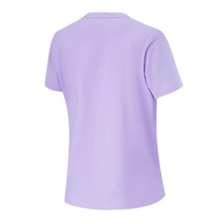 LI-NING 李宁 女款运动T恤 ATSU454 丁香紫 XL