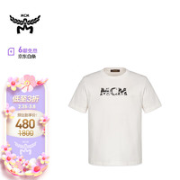 MCM COLLECTION系列白色女士短袖T恤 MFTDSMM02WG00L