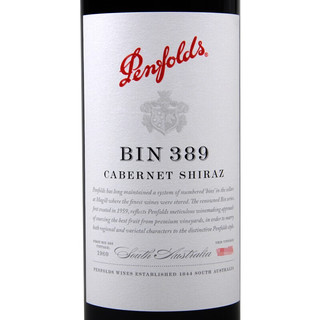 Penfolds 奔富 BIN389赤霞珠设拉子干红葡萄酒 澳大利亚原瓶 奔富BIN389 双支
