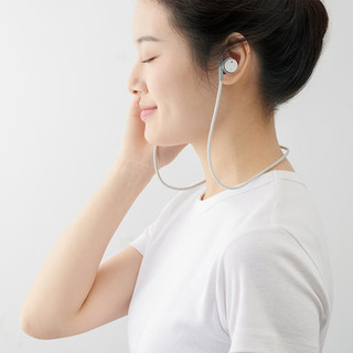 无印良品（MUJI）无线耳机 蓝牙耳机真无线挂脖式 NE59CC2S 白色