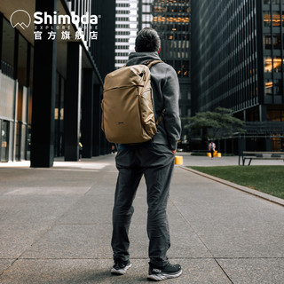 Shimoda摄影包 双肩相机包户外都市休闲旅行微单单反包专业 Urban Explore城市系列 黑色宝黄色 20/25/30L