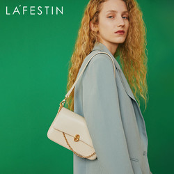 La Festin 拉菲斯汀 包包2024新款百搭单肩斜挎通勤包女士质感小众设计链条包