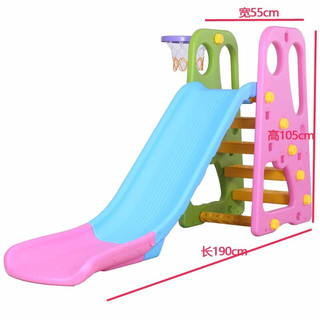 帮宝智 儿童室内家用大滑滑梯加高加长宝宝3-10岁益智玩具大滑梯 加高加长跑道 绿色滑梯+1.3米球池+300球
