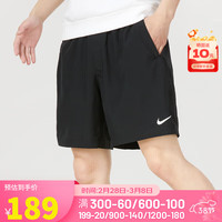 耐克（NIKE）短裤男裤 24春季运动裤快干透气休闲裤冰丝五分裤子 DV9858-010/黑色/梭织快干 M(170/76A)