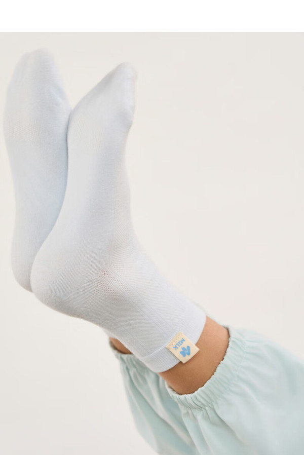 爱慕儿童(aimer kids)春夏中性消臭3a抑菌儿童袜子男女四季短袜网眼