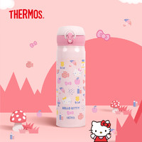 THERMOS 膳魔师 helokitty小黄鸭Line联名不锈钢保温杯儿童水杯350ml 500ml