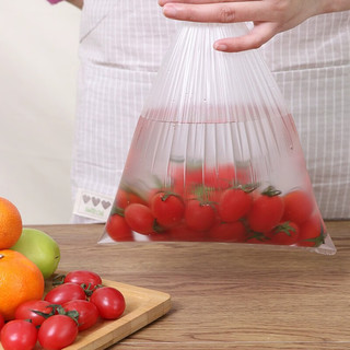 洁成抗菌保鲜袋抽取式食品级密封袋冰箱家庭适用 抗菌保鲜袋小号100只