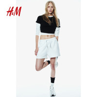 H&M2024春季新款女装短T恤1201712